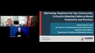 GAINS Webinar: Culturally Adapted Evidence-Based Treatments