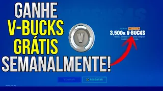 Como GANHAR V BUCKS GRÁTIS TODA SEMANA no Fortnite - VBUCKS GRÁTIS - V-BUCKS FORTNITE