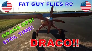 DRACO Grass Landings and STOL Performance  by Fat Guy flies RC