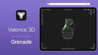 Valence 3D  || grenade modeling tutorial