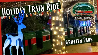 Griffith Park Railroad | Holiday Lights Train Ride | Affordable Holiday Attraction