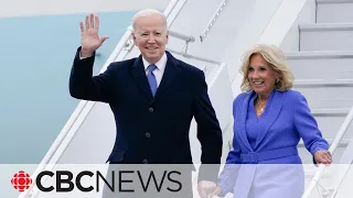 U.S. President Joe Biden arrives in Ottawa for a two-day working visit