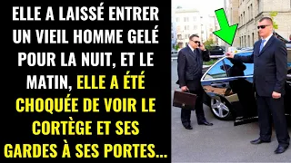 Elle a laissé entrer un vieil homme pour la nuit et le lendemain matin, elle a été choquée de voir..