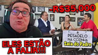 RIC REAGE A PESADELO NA COZINHA BR |  EP 3 - PT 1 | UMA DÍVIDA DE R$35,000!