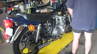KZ650 with 831cc kit - First start with new rings