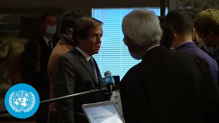 France on Ukraine - Security Council Media Stakeout (29 March 2022)