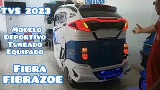 MODELO DEPORTIVO EN FIBRA FIBRAZOE TUNEADO Y EQUIPADO TVS 2023 en la tienda VIMALSA