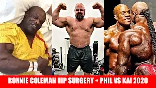 Ronnie Coleman Emergency Surgery + Brian Shaw Physique Update + Phil VS Kai 2020?? + MORE