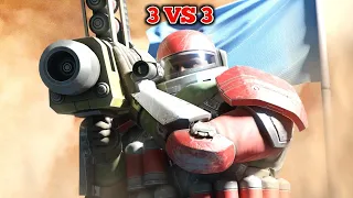 ART OF WAR 3 | THE REAL BEST BATTLE ( 3 VS 3 )