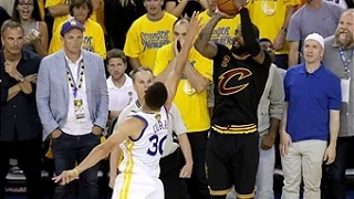 Kyrie Irving Drains the Clutch Three in Game 7 of the 2016 NBA Finals