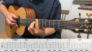 [Fingerstyle Guitar Tab] Elvis Presley - Love me tender