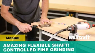 Amazing Flexible Shaft for Controlled Fine Grinding with Power Drill