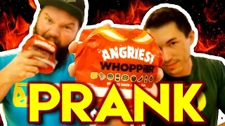 World's Angriest Whopper Prank! (Hot Pepper Prank)