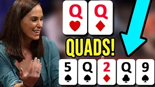 She's Got QUADS vs. a Full House!!!