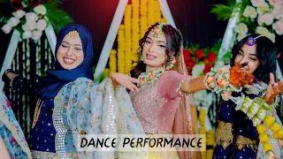 Holud Dance Performance |Best Dance Performance by Beautiful Bride |Best Wedding Performance 2024|