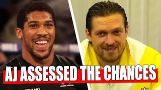 Anthony Joshua ASSESSED THE CHANCES OF WINNING THE FIGHT WITH Alexander Usyk / Fury READY FOR Wilder