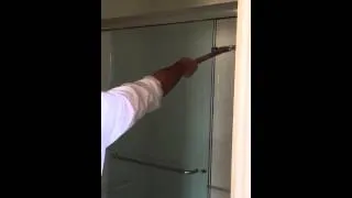 Breaking Glass Shower Doors