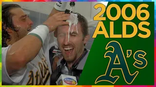 2006 Oakland A's ALDS Clubhouse Celebration