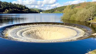 Plug holes at Ladybower reservoir - 22/10/23