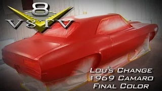 Supercharged Pro-Touring 1969 Camaro "Lou's Change" Reassembly and Spraying Final Color Video V8TV