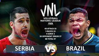 Serbia vs Brazil | Men's VNL 2024