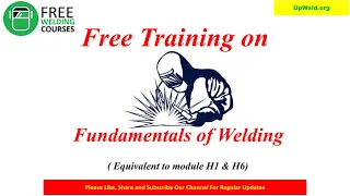 Free Training on Fundamentals of Welding || Welding Fundamentals Courses