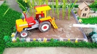 Top diy tractor making mini Rice grow farming mini water pump mini petrol pump science project