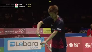 R64 (Day 1) - MS  - K.Tago  vs. A.Jayaram - Yonex BWF World Champs '11