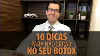 10 dicas para não errar no seu botox (Toxina botulínica)