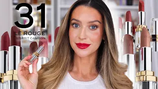 NEW CHANEL 31 LE ROUGE COFFRET SET AND LIPSTICK REVIEW!