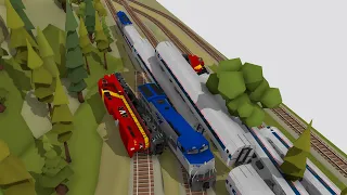 Rolling Line - Unstoppable AWVR 777 Train Crash