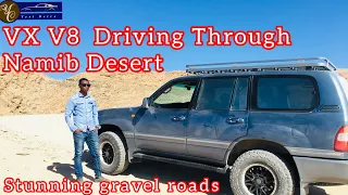 Travel Namibia Road Tips | Amazing Gravel Route Through the Namib Desert | Land Cruiser VX V8 | 🇳🇦