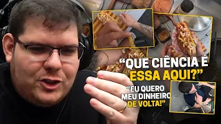 CASIMIRO REAGE: CACHORRO QUENTE TURCO COM BATATA FRITA E MUITA HIGIENE DE RUA | Cortes do Casimito