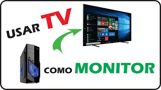 CONECTAR PC y TV solución a letras borrosas WINDOWS 10 - usa tu TV como MONITOR 2021 configuración