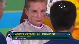 Wheelchair Fencing | VIO v YAO | Women’s Individual Foil Cat B 1/2F | Rio 2016 Paralympic Games