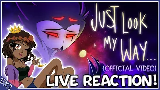 "JUST LOOK MY WAY!" Helluva Boss Official Music Video Live Reaction!