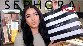 HUGE SEPHORA SALE HAUL 🍒 skincare, body care + makeup | Viral TikTok Products + MUST HAVES !