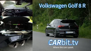 Volkswagen Golf R MK 8 Test Drive | Sound | Acceleration 0-100 0-200 | 280 km/h | Review | POV