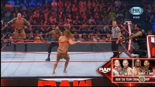 RK-Bro vs Bobby Lashley & MVP Campeonatos en Parejas - WWE Raw 30/08/21 en Español