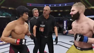 Bruce Lee vs. PewDiePie (EA Sports UFC 3) - CPU vs. CPU - Crazy UFC 👊🤪