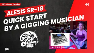 Alesis SR-18 QUICK START TUTORIAL to Level Up Your Live Performances