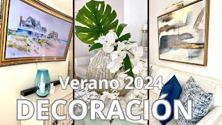 DECORACIÓN DE LA SALA ! verano 2024 …Sala y comedor #verano2024 #modern