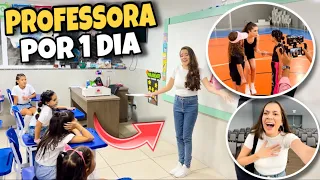 PROFESSORA POR UM DIA!!! 🤓📚*bastidores novelinha*