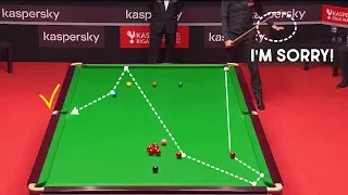 Snooker Flukes Compilation From The Riga Masters 2019