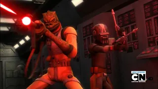 Bossk Every Scenes in Star Wars The Clone Wars - Part 2