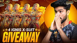 5 X-Suit Giveaway by @LoLzZzGaming | Luckiest crate opening of BGMI History