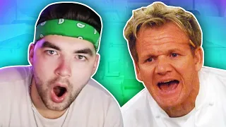 KingWoolz Reacts to GORDON RAMSAY SAVAGE MOMENTS (INSANE)