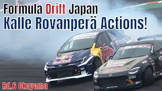 Kalle Rovanperä Drifting Actions!! | Formula Drift Japan 2023 #FDJ #FDJOKA