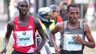 Kenenisa Bekele vs Wilson Kipsang incredible duel at BMW Berlin Marathon 2016