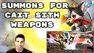 Summons for Cait Sith Weapons - [DFFOO] - Dissidia Final Fantasy: Opera Omnia